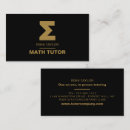 Search for mathematics business cards Maths