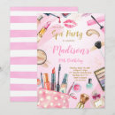 Search for makeup birthday invitations Glitz and glam party