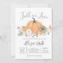 Search for falling in love bridal shower invitations Pumpkin