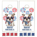 Search for dog cornhole sets Patriotic
