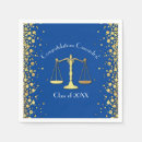 Search for law school graduation napkins Gold