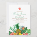 Search for luau bridal shower invitations Hibiscus flowers