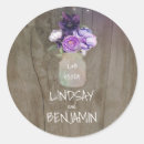 Search for mason jar wedding stickers Floral