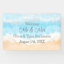 Search for mr and mrs wedding banners Blue