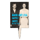 Search for vintage wedding cake toppers Bride and groom