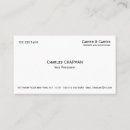 Search for executive business cards Minimalist
