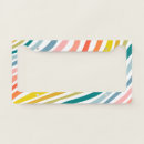 Search for rainbow license plate frames Bright