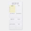 Search for grocery list notepads Lined checklist
