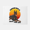 Search for doberman doormats Wolf