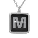 Search for monogram necklaces Modern