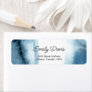Search for transparent return address labels Watercolor