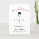 Search for snowmen christmas cards Non photo