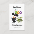 Search for halloween business cards Boo