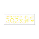 Search for happy new year stamps Return address