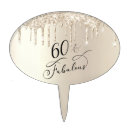 Search for 60th cake toppers Glitter drip