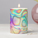Search for iridescent candles Rainbow