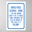 Search for drug free posters Red