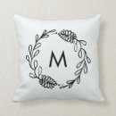 Search for monogram pillows Farmhouse