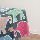 Search for elephant tablecloths Wild animals