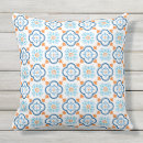 Search for orange and navy pillows Chic