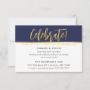 Search for blue and gold prom invitations Modern