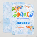 Search for water gun invitations For kids
