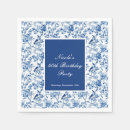 Search for chinoiserie napkins Delft blue
