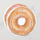 Search for sweets and treats birthday invitations Donut