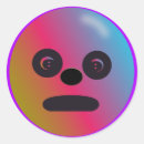 Search for sad face stickers Colorful