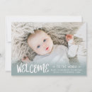 Search for welcome to the world invitations Blue
