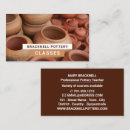 Search for pottery business cards Earthenware