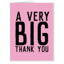 Search for giant thank you cards Jumbo