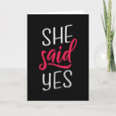 Search for she said yes cards Marry