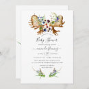 Search for moose baby shower invitations Boho