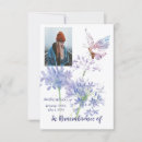 Search for butterfly memorial service invitations Sympathy