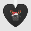 Search for black pug ornaments Animal