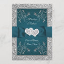 Search for teal and silver wedding invitations Flowers
