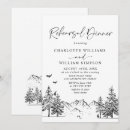 Search for mountain rehearsal dinner invitations Rustic