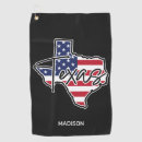 Search for texas flag golf towels Usa