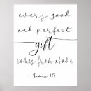Search for every good and perfect gifts Bible verse