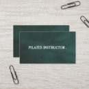 Search for pilates business cards Modern