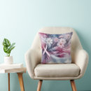 Search for breast cancer awareness pillows Survivor