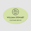 Search for green name tags With magnetic back