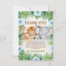 Search for giraffe thank you cards Jungle animals