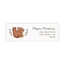 Search for woodland return address labels Baby shower