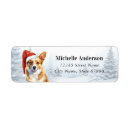Search for christmas dog labels Corgi