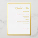Search for gold and white wedding invitations Minimalistic