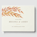 Search for autumn leaves wedding guest books Fall
