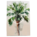 Search for palm tree gift bags Watercolor