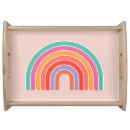 Search for colorful serving trays Boho